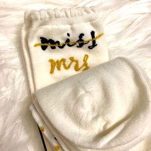 NWT Kate Spade ♠️ Bridal Gift Set Socks Wedding